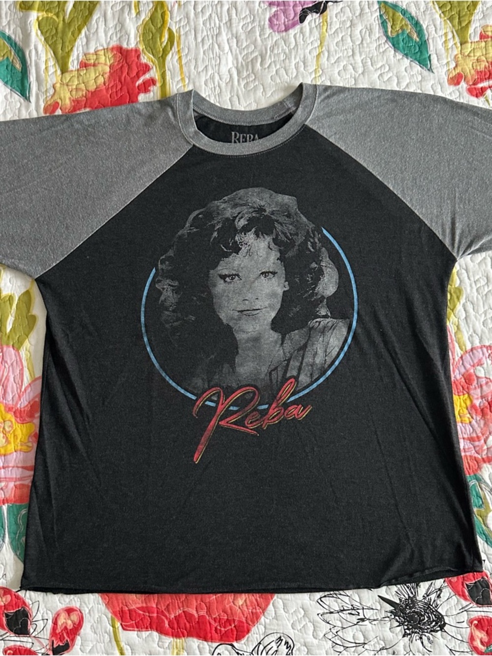 Reba McEntire Retro Raglan Tee